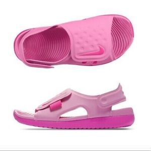 Nike Sunday Adjust Girls Sandals Size 10